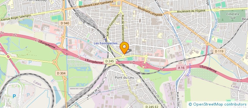 localisation de l'entreprise JEUNES RESIDENCES  CALAIS