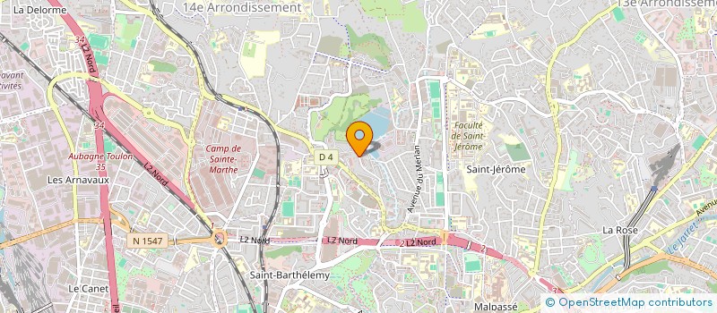 localisation de l'entreprise JEUNES SANS FRONTIERES à MARSEILLE