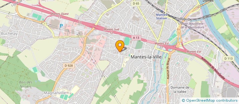 localisation de l'entreprise JEUNES SANS FRONTIERES 78 à MANTES-LA-VILLE