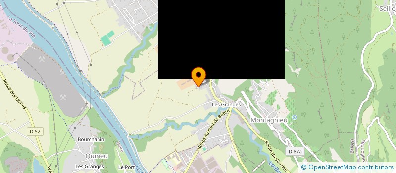 localisation de l'entreprise JEUNES SAPEURS-POMPIERS BORDS DU RHONE  MONTAGNIEU