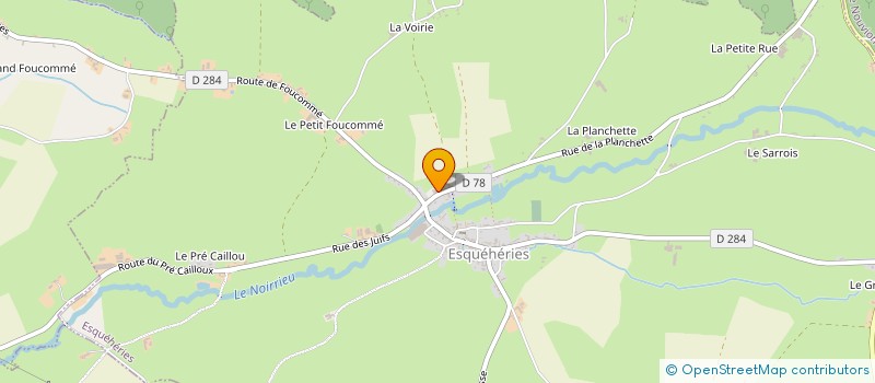 localisation de l'entreprise JEUNES SAPEURS-POMPIERS D'ESQUEHERIES-LESCHELLE à ESQUEHERIES