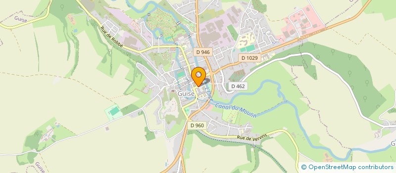 localisation de l'entreprise JEUNES SAPEURS POMPIERS DE GUISE à GUISE