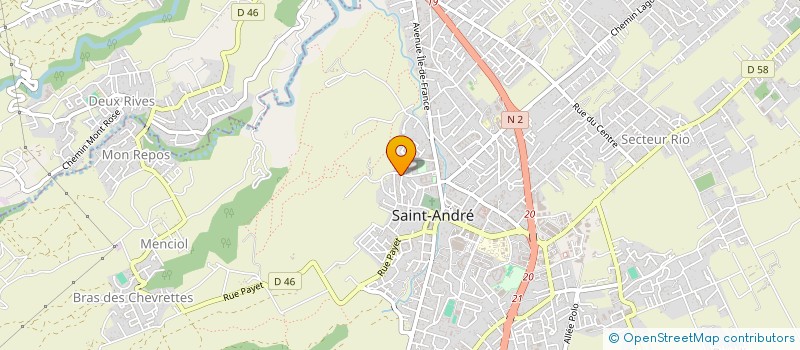 localisation de l'entreprise JEUNES SAPEURS-POMPIERS DE SAINT ANDRE à SAINT-ANDRE