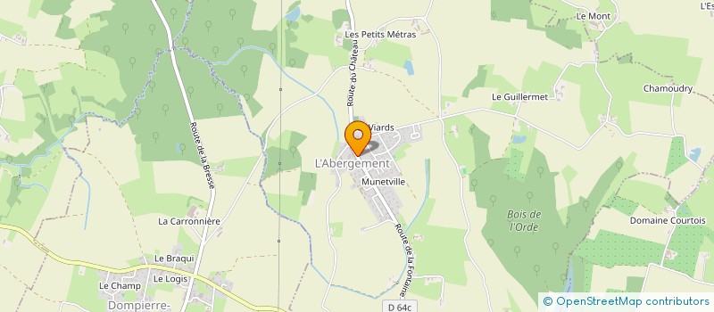 localisation de l'entreprise JEUNES SAPEURS POMPIERS LA CHALARONNE à L'ABERGEMENT-CLEMENCIAT