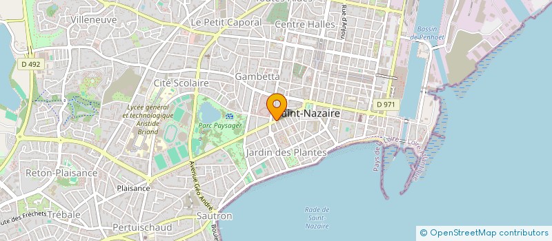 localisation de l'entreprise JEUNES TRAQUEURS D'INFAUX  SAINT-NAZAIRE