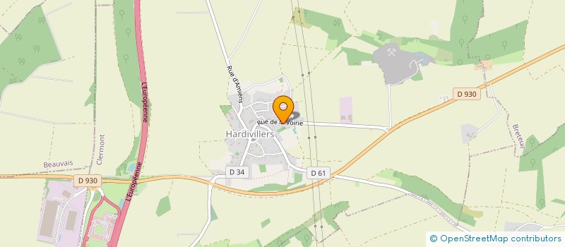 localisation de l'entreprise JEUNESSE A DECOUVERTE L ART TRADITIONS  HARDIVILLERS