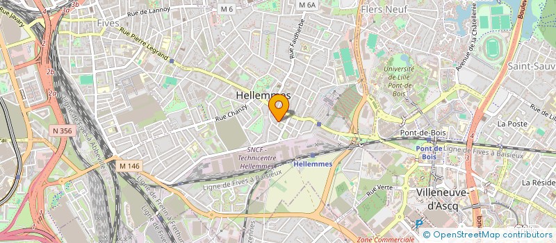 localisation de l'entreprise JEUNESSE A LA MODE à LILLE