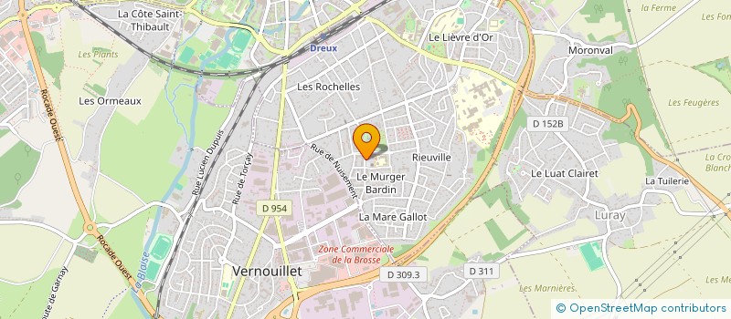 localisation de l'entreprise JEUNESSE ACTIVE DROUAIS ENSEMBLE SENIOR à DREUX