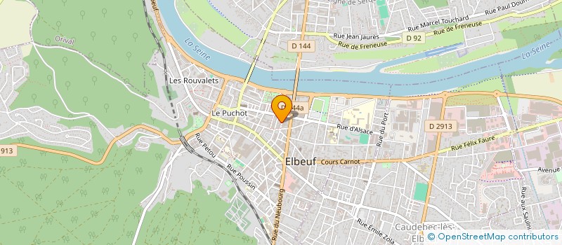localisation de l'entreprise JEUNESSE AMBITIEUSE à ELBEUF