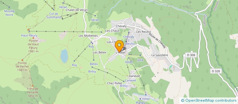 localisation de l'entreprise JEUNESSE ARDENTE à TANINGES