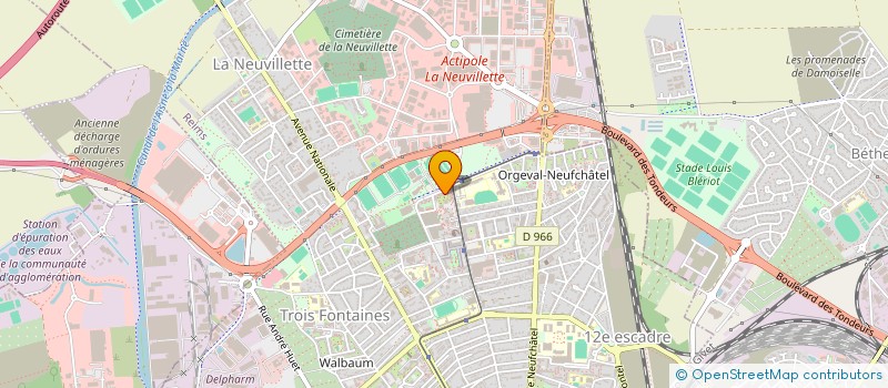 localisation de l'entreprise JEUNESSE ARTS MARTIAUX  REIMS