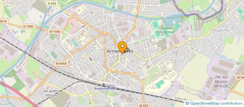 localisation de l'entreprise JEUNESSE ATHLETIQUE ARMENTIERE à ARMENTIERES