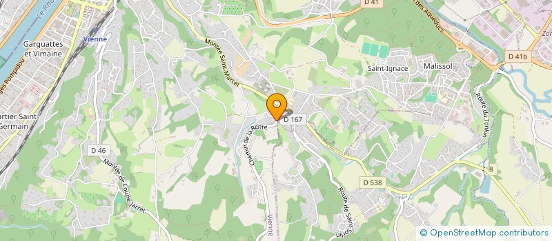 localisation de l'entreprise JEUNESSE ATHLETIQUE HEYRIEUX JUDO (JAH JUDO) à VIENNE