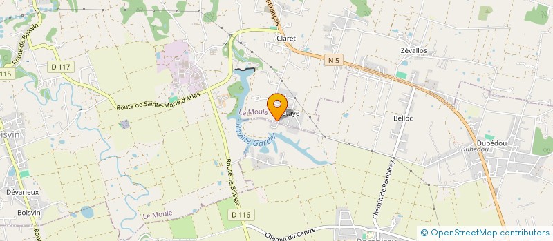 localisation de l'entreprise JEUNESSE ATHLETIQUE MOULIENNE à LE MOULE