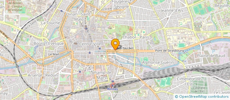 localisation de l'entreprise JEUNESSE AU PLEIN AIR  RENNES