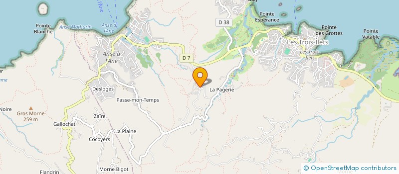 localisation de l'entreprise JEUNESSE AVENIR MARTINIQUE à LES TROIS-ILETS