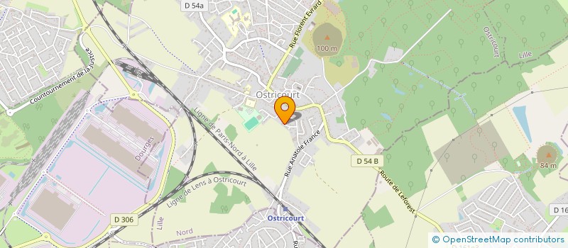 localisation de l'entreprise JEUNESSE BASKET CLUB AUBY  AUBY