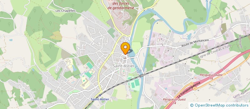 localisation de l'entreprise JEUNESSE CHRETIENNE ASTERIENNE  SAINT-ASTIER