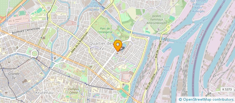 localisation de l'entreprise JEUNESSE CHRETIENNE ST BERNARD à STRASBOURG
