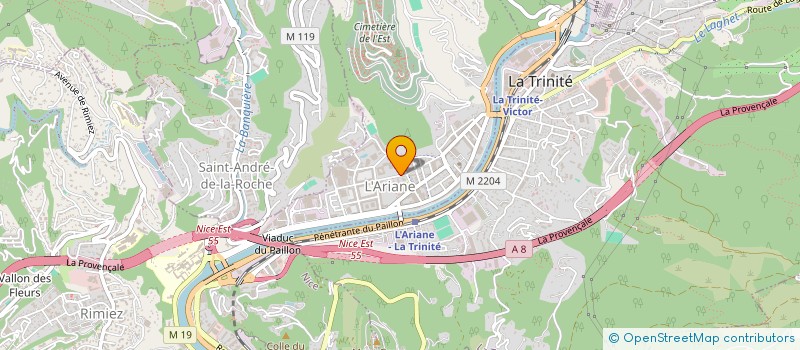localisation de l'entreprise JEUNESSE CLUB DE NICE à NICE