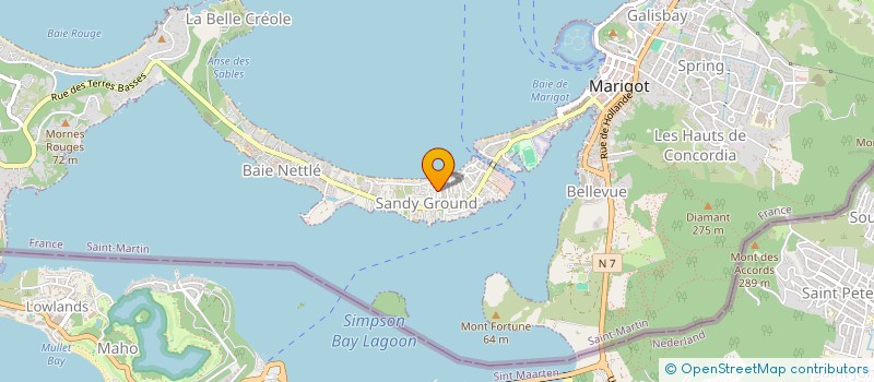 localisation de l'entreprise JEUNESSE CREATIVE  SAINT MARTIN