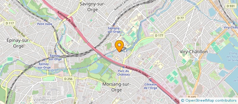 localisation de l'entreprise JEUNESSE D'MSO  MORSANG-SUR-ORGE