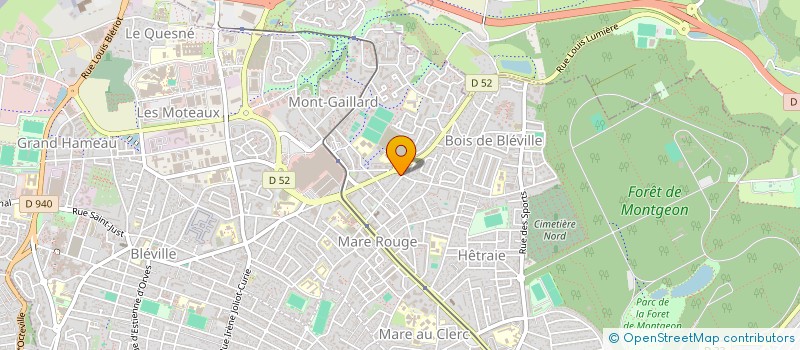 localisation de l'entreprise JEUNESSE DE BEDENKI  LE HAVRE