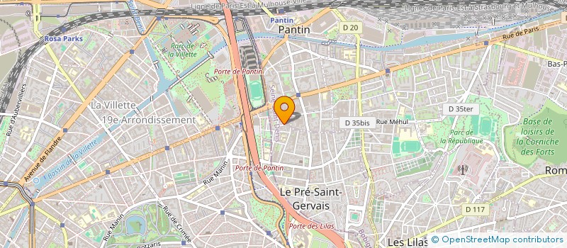 localisation de l'entreprise JEUNESSE DES DEMOCRATES MAROCAINS A L'ETRANGER à LE PRE-SAINT-GERVAIS