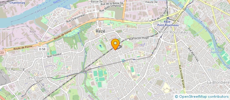localisation de l'entreprise JEUNESSE DES TERRITOIRES POUR L'ACTION CULTURELLE à REZE