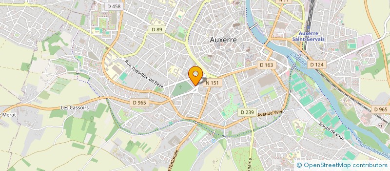 localisation de l'entreprise JEUNESSE DIFFUSION à AUXERRE