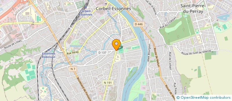 localisation de l'entreprise JEUNESSE DOREE  CORBEIL-ESSONNES