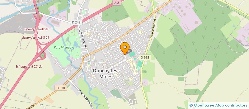 localisation de l'entreprise JEUNESSE DOUCHYNOISE CITOYENNE JDC à DOUCHY-LES-MINES
