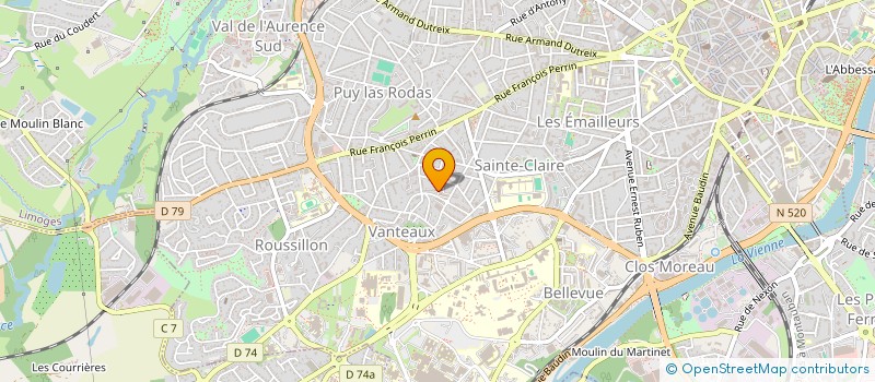 localisation de l'entreprise JEUNESSE DYNAMIQUE à LIMOGES