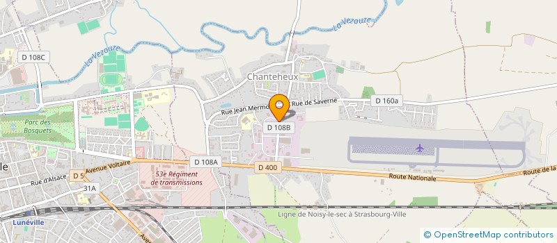 localisation de l'entreprise JEUNESSE EN ACTION - LA FORCE POUR LE CHANGEMENT  CHANTEHEUX