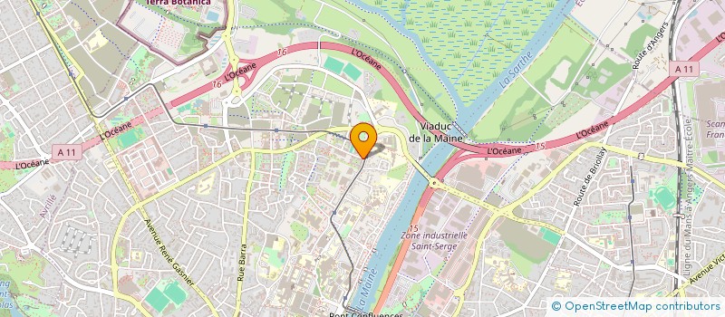 localisation de l'entreprise JEUNESSE EN PROPULSION à ANGERS