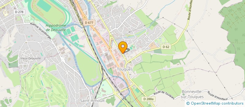 localisation de l'entreprise JEUNESSE, ENFANCE ET SOLIDARITE SANS FRONTIERES à TOUQUES