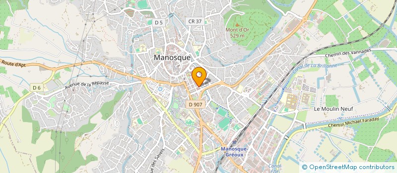 localisation de l'entreprise JEUNESSE ENGAGEE DANS LE DEVELOPPEMENT ET L INSERTION à MANOSQUE