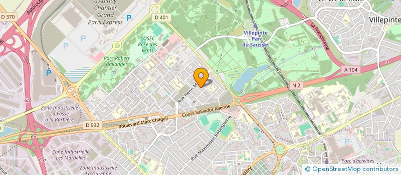 localisation de l'entreprise JEUNESSE ESPACE TEMPS LOISIRS à AULNAY-SOUS-BOIS