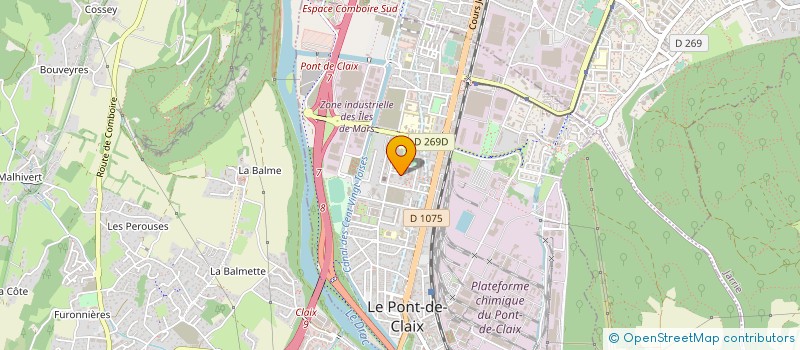 localisation de l'entreprise JEUNESSE ET AVENIR DES ILES DE MARS  LE PONT-DE-CLAIX