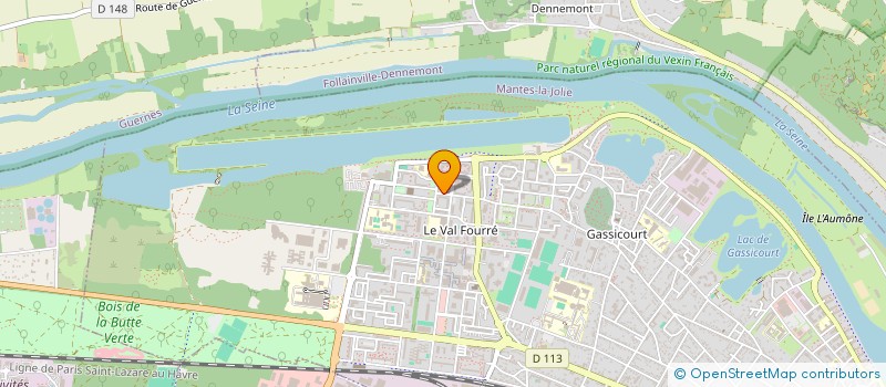 localisation de l'entreprise JEUNESSE ET DEVELOPPEMENT SANS FRONTIERES  MANTES-LA-JOLIE