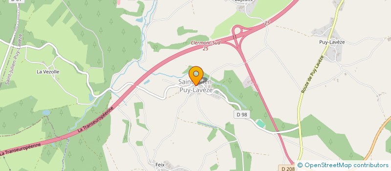 localisation de l'entreprise JEUNESSE ET FETE A SAINT JULIEN  SAINT-JULIEN-PUY-LAVEZE