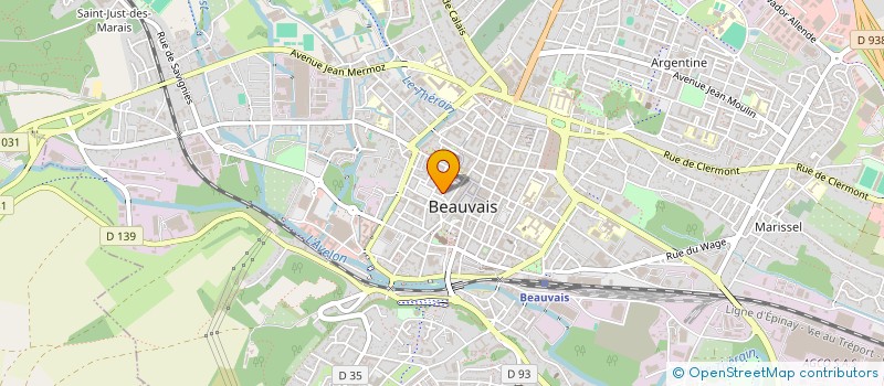 localisation de l'entreprise JEUNESSE ET LOISIRS  BEAUVAIS