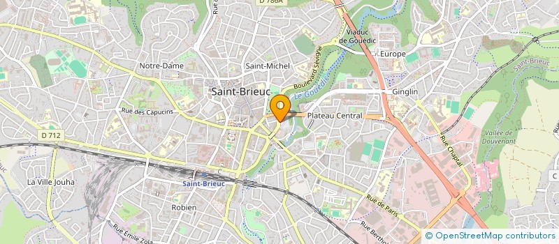 localisation de l'entreprise JEUNESSE ET POLICE 22 à SAINT-BRIEUC