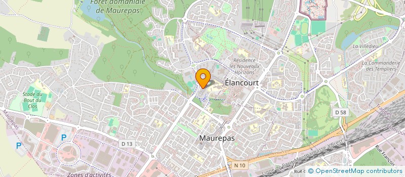 localisation de l'entreprise JEUNESSE ETUDIANTE TAMOULE  MAUREPAS