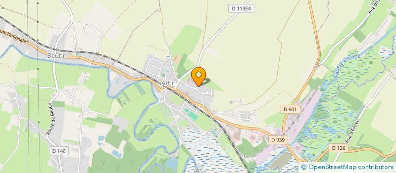 localisation de l'entreprise JEUNESSE EVASION  ATTIN