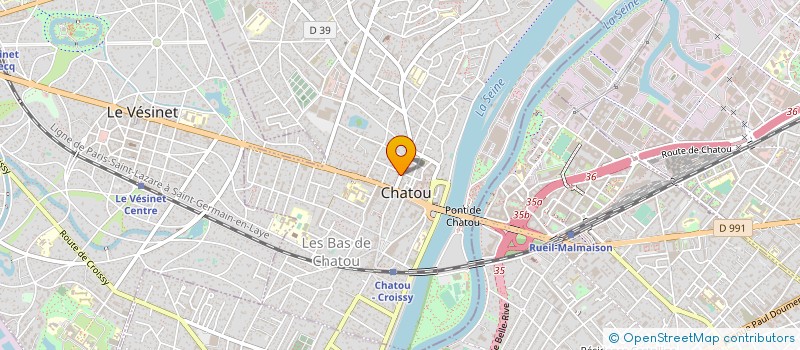 localisation de l'entreprise JEUNESSE FAMILLE CHATOU à CHATOU