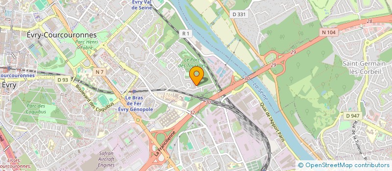 localisation de l'entreprise JEUNESSE FIERE ET SOLIDAIRE (JFS)  LE COUDRAY-MONTCEAUX