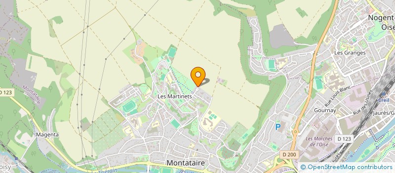 localisation de l'entreprise JEUNESSE HAITIENNE DE FRANCE  MONTATAIRE