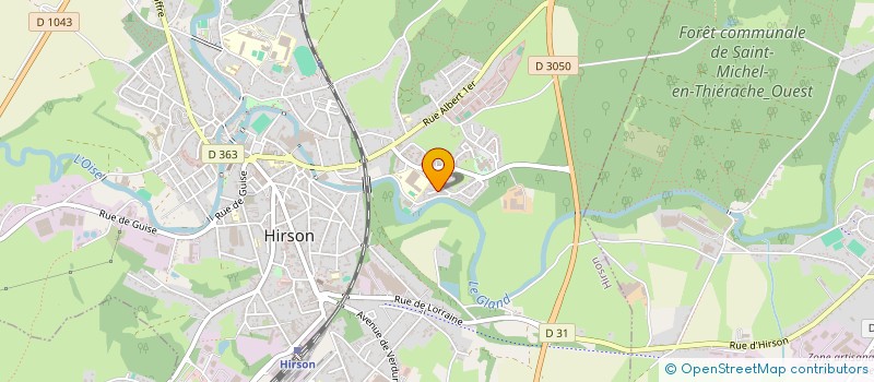 localisation de l'entreprise JEUNESSE HIRSONNAISE à HIRSON