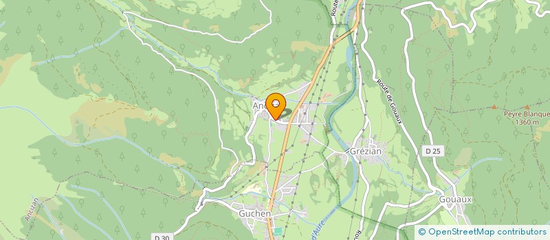 localisation de l'entreprise JEUNESSE INFO  ANCIZAN